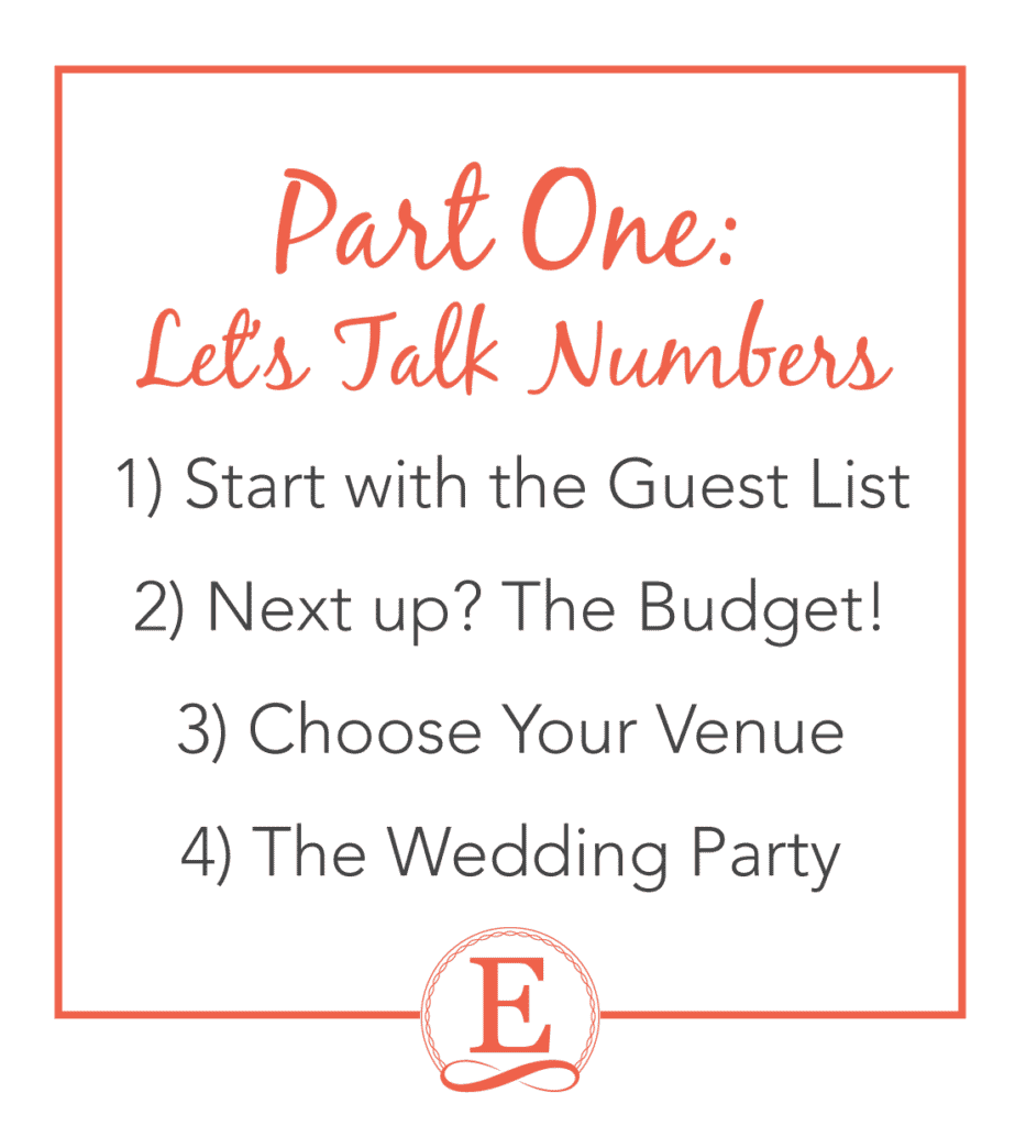 You're Engaged! Now What? Wedding Planning Advice from a Pro at Entwined Events | Forever Entwined Blog | Part One: Let's Talk Numbers