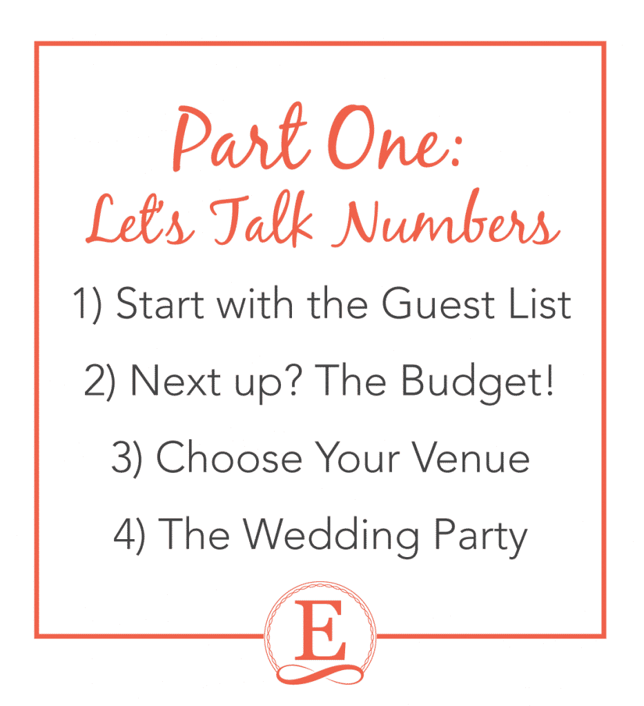 You're Engaged! Now What? Wedding Planning Advice from a Pro at Entwined Events | Forever Entwined Blog | Part One: Let's Talk Numbers