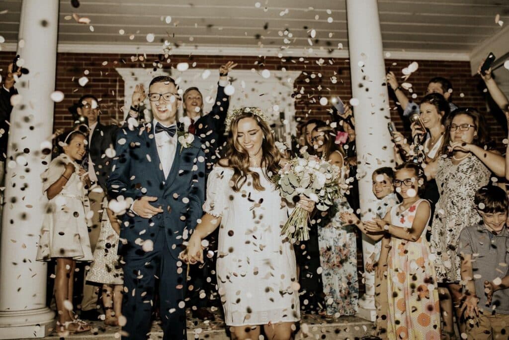 wedding exit ceremony
